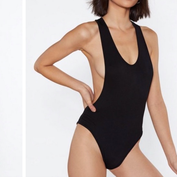 🌟 NWT side to side scoop bodysuit - Picture 1 of 4